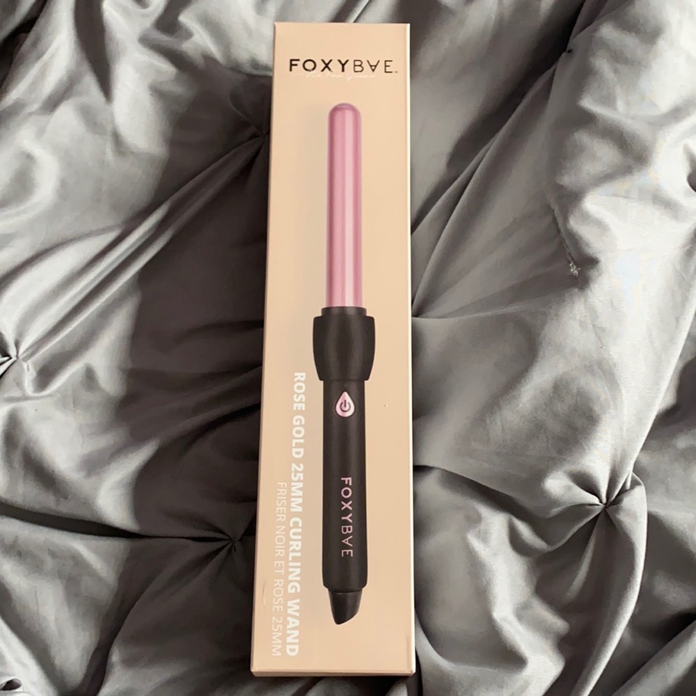 Rose Gold Foxybae Curling Wand